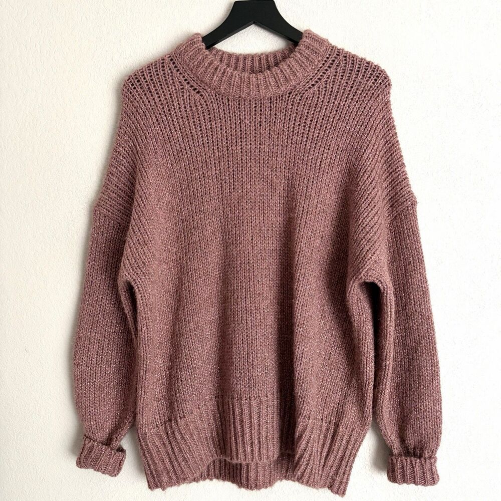 ALLSAINTS Women’s Sparkle Gemini Jumper Size Small Rose